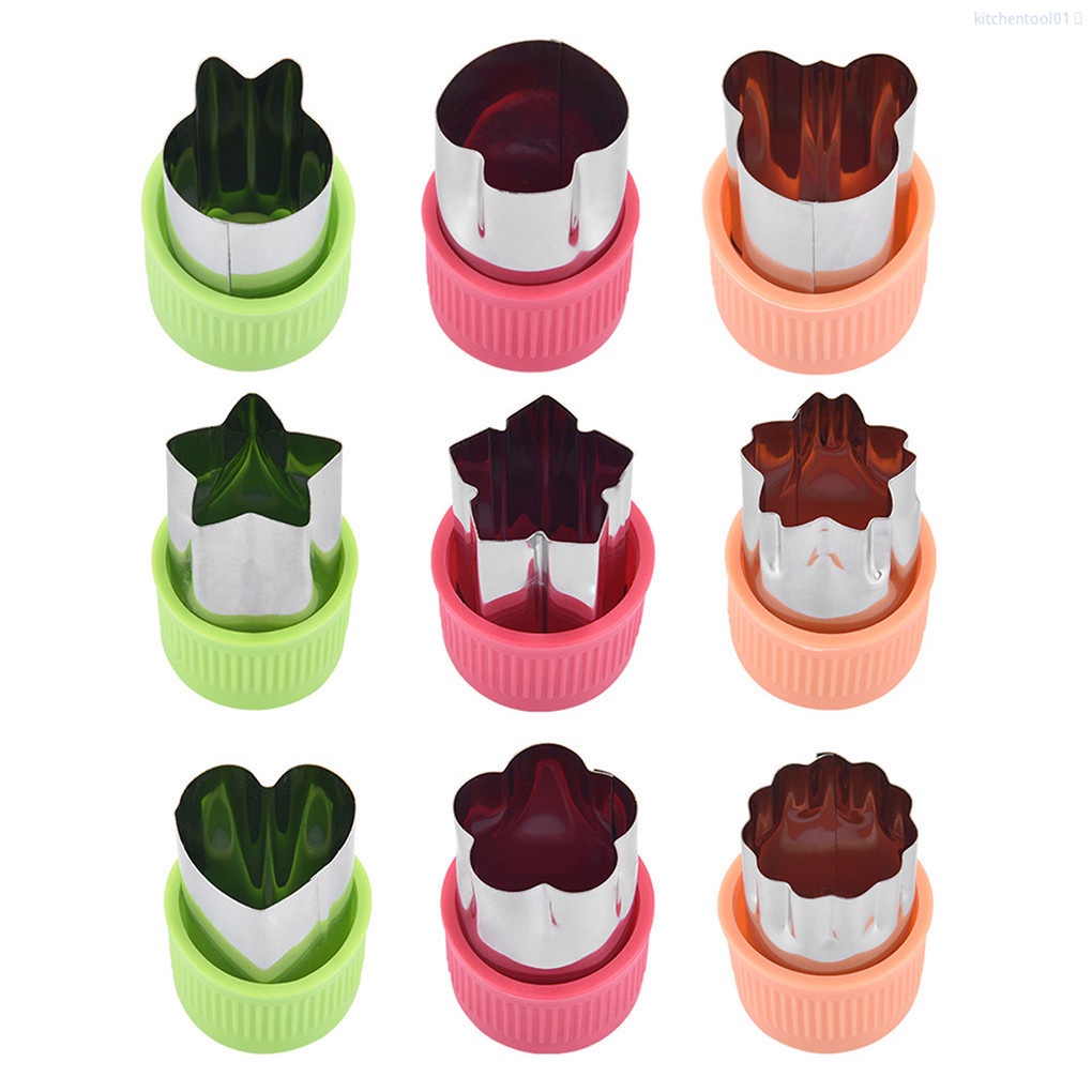 [DEASTORE] CETAKAN PEMOTONG SAYURAN &amp; BUAH BENTUK LUCU BAHAN STAINLESS / CETAKAN BUAH  BENTO
