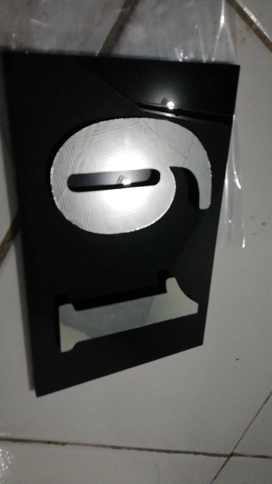 Nomor Rumah 3 Dimensi 2 Huruf Minimalis