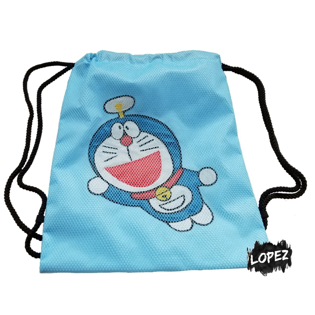 

Tas Jaring Doraemon Baling Bambu/ Goodiebag Doraemon