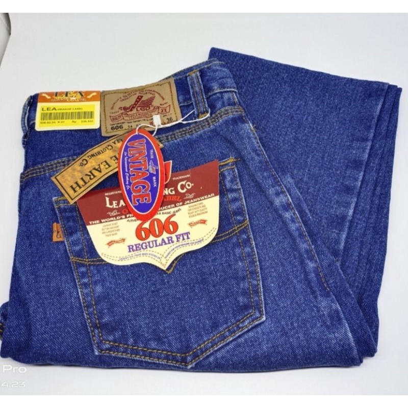 Celana Jeans Standart Reguler Fit Hitam Garment, Biru Muda, Biru Classic , Hitam Pekat 28 S/D 33