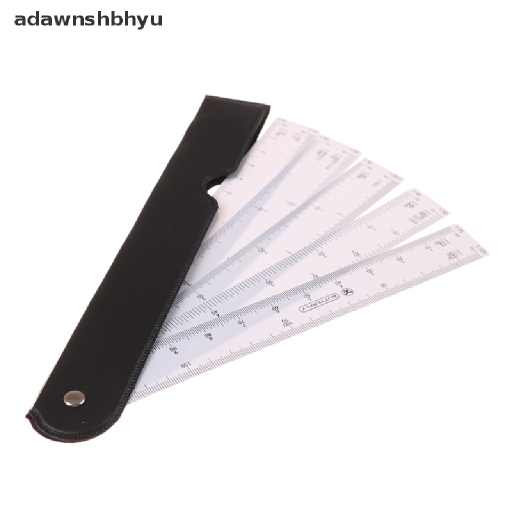 Penggaris Sisik Arsitek Bentuk Kipas adawnshbhyu Untuk Desain Grafis Multi Ratio Measure Tools New