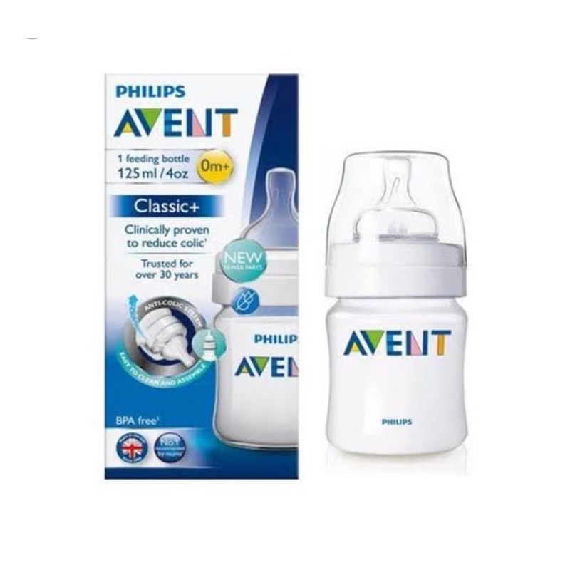 Philips Avent Botol susu Classic+ 125 ml &amp; 260 ml single &amp; twin pack Philip avent classic bottle