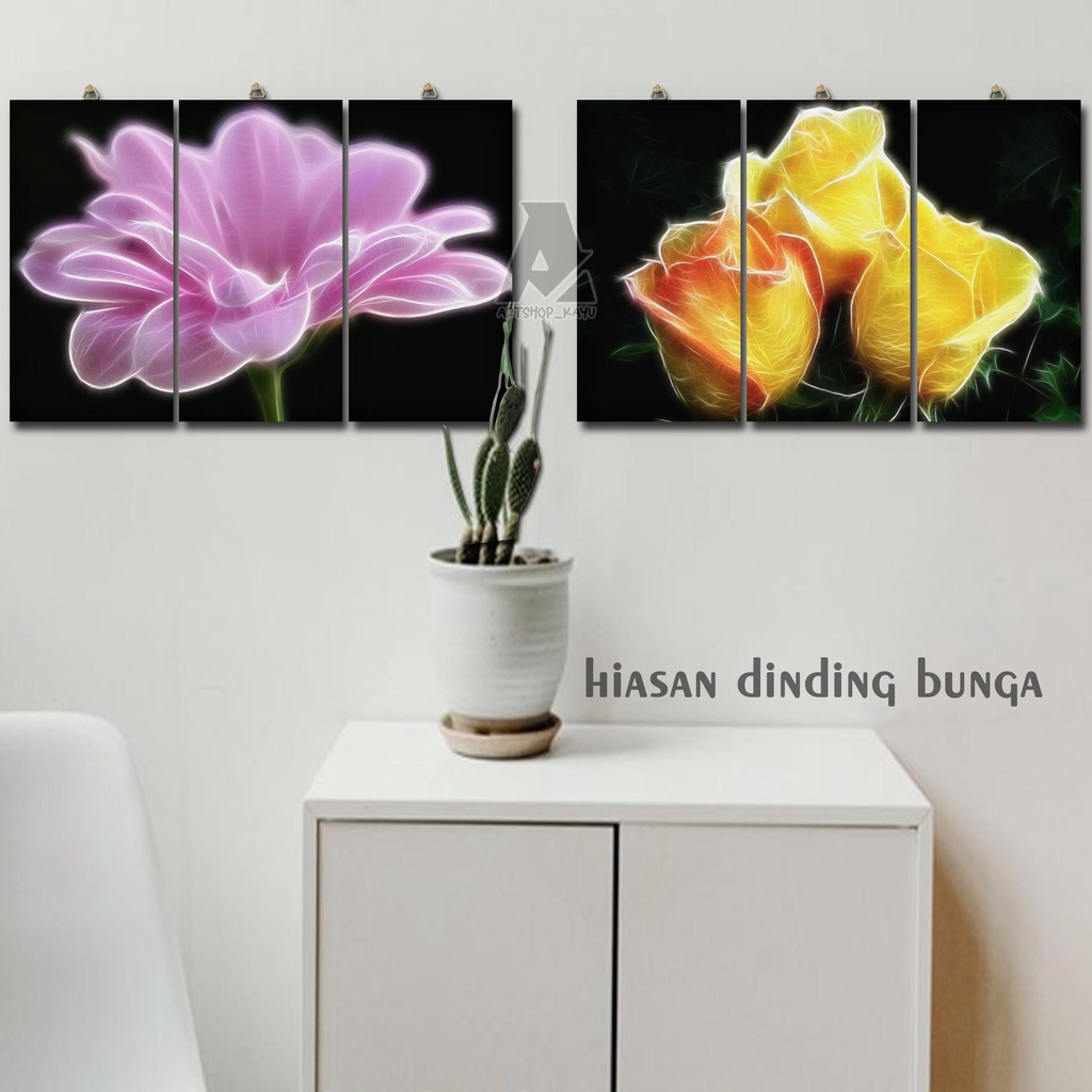 Hiasan dinding BUNGA | FLOWERS | ROSE | pajangan rumah pajangan Dekorasi dinding WALLDECOR