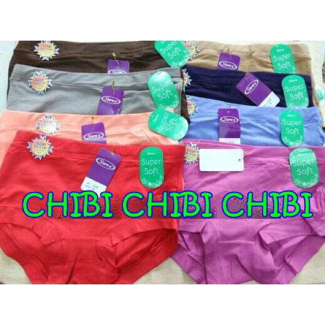 women underwear  / celana dalam soft wanita perempuan cewek SOREX bahan kaos katun adem, melar