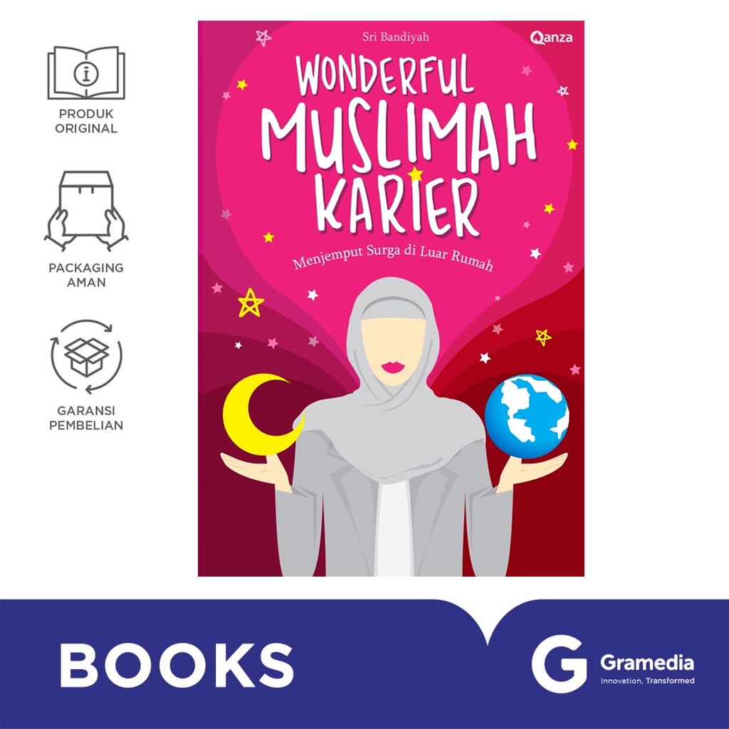 Gramedia Bali - Wonderful Muslimah Karier: Menjemput Surga di Luar Rumah