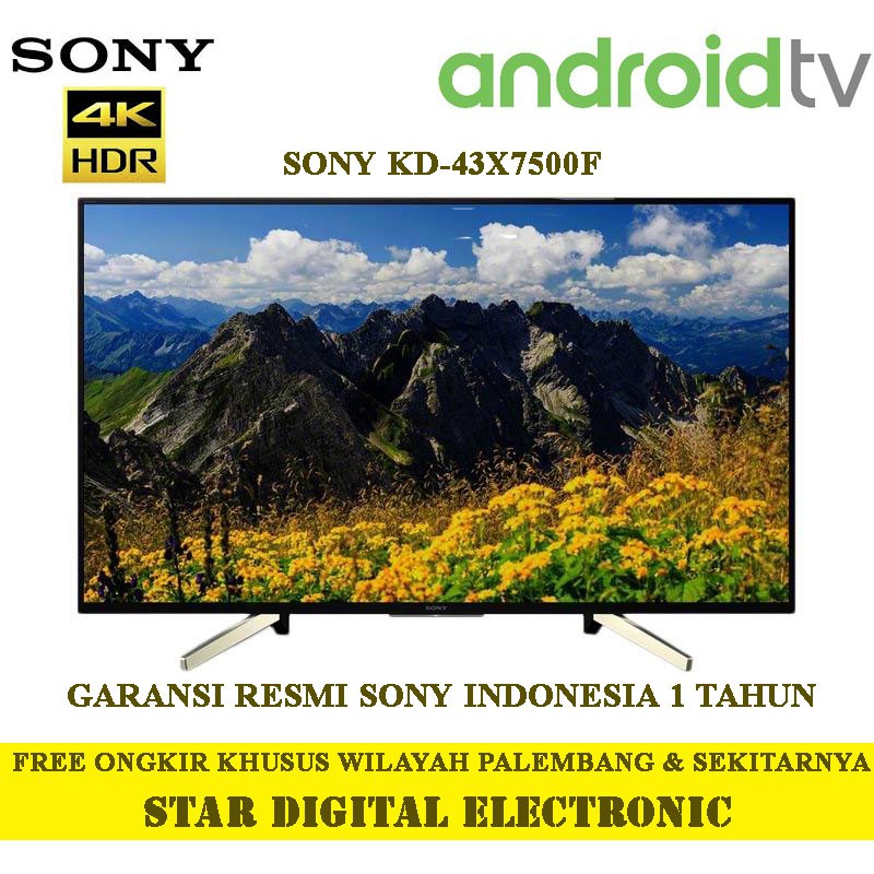 SONY KD-43X7500F UHD 4K Smart Android LED TV [43 Inch/ HDR]
