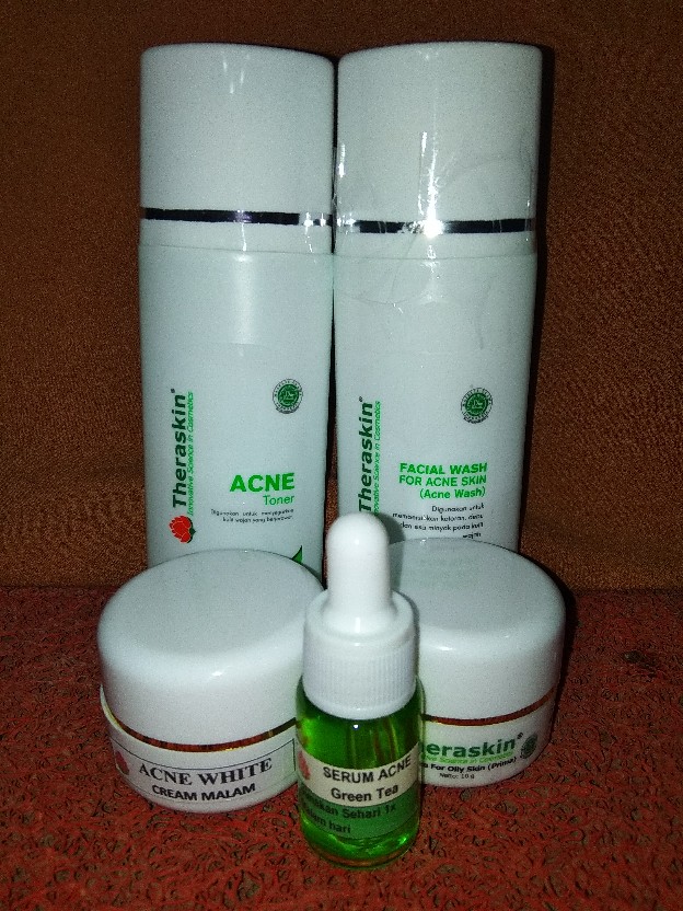 Paket Theraskin Acne Whitening Farmasi Apotik Pesona Ori Shopee Indonesia