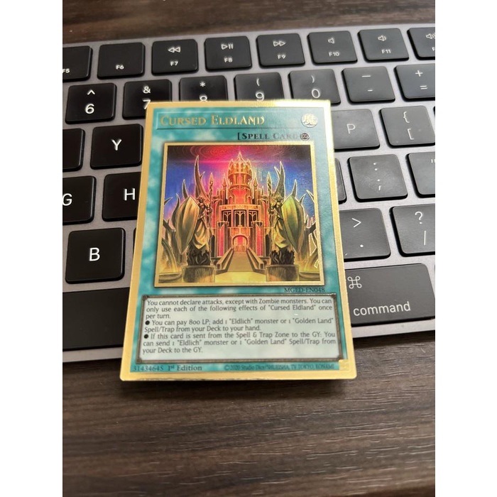 Card Yugioh Cursed Eldland Gold