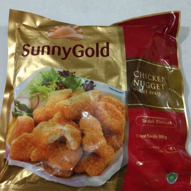 

Sunnygold chicken naget 500gr