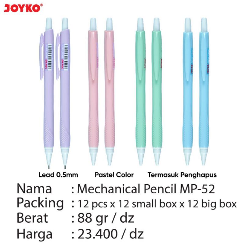 

Pencil mekanik mp -52 joyko
