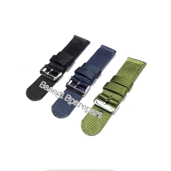 Original Strap Tali Jam Tangan Kanvas Tali Jam Tangan Kanvas 18mm-24mm Premium Kekinian