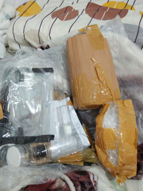 Botol Tubular 60 Ml Bening Fliptop Hitam