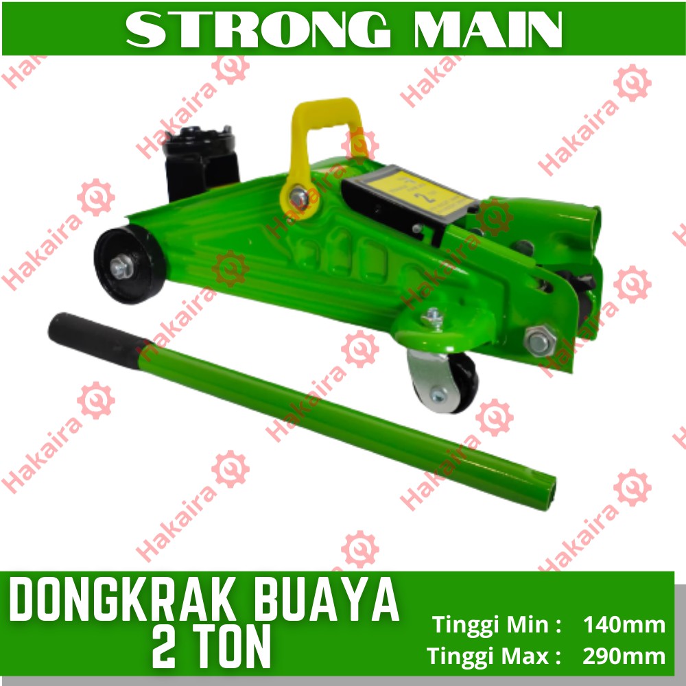 DONGKRAK BUAYA 2TON SAR HIJAU