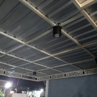  lampu kanopi  gantung outbow rumah lampu  housing krisbow 