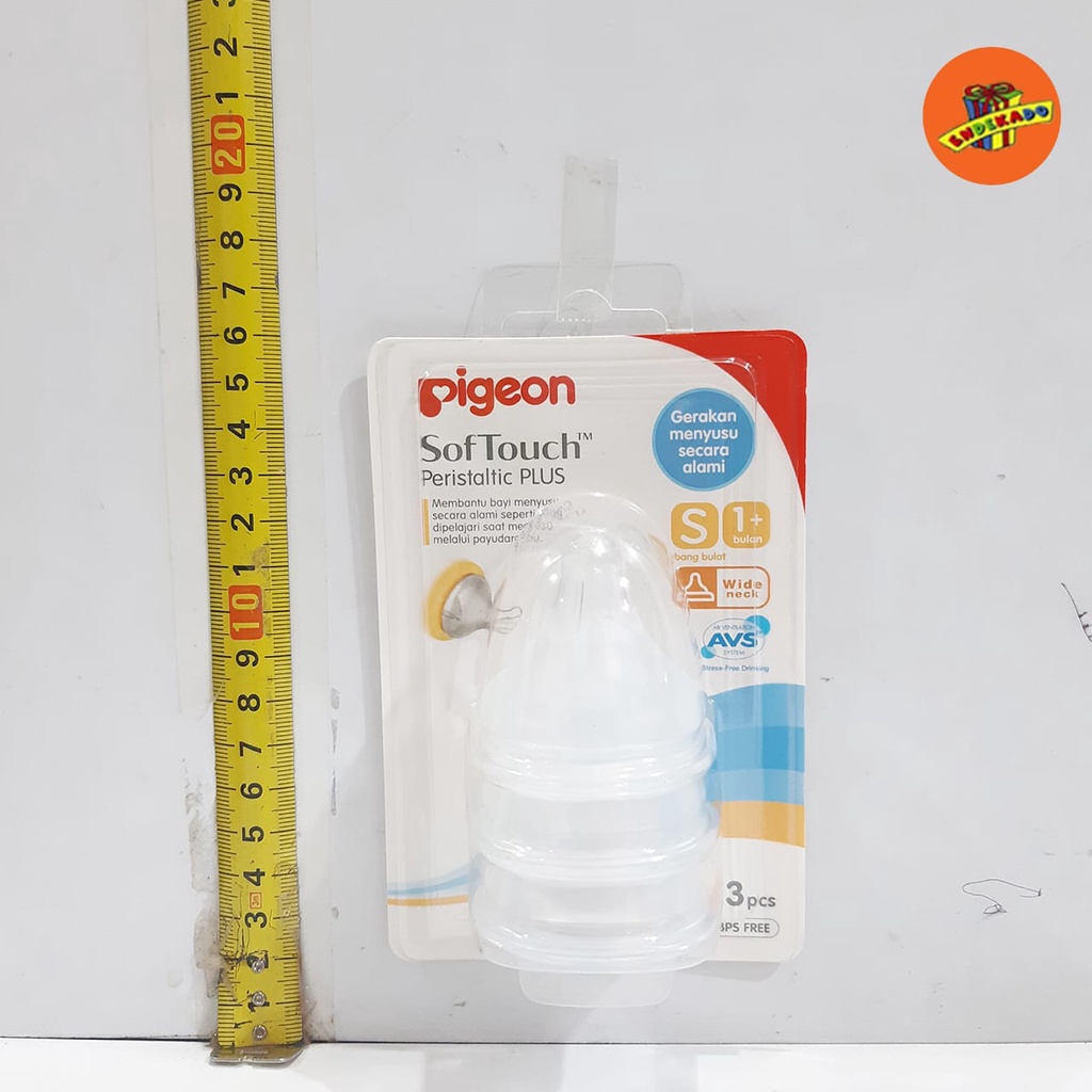 Pigeon Soft Touch Peristaltic Plus Nipple 3pc