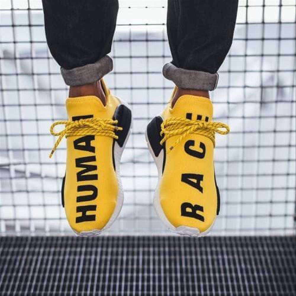 Sepatu Adidas NMD Human Race Yellow Black Premium Original