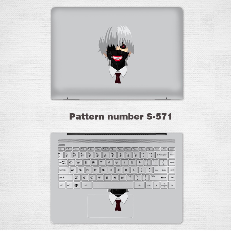2 Pcs Stiker Pelindung Laptop Universal Bahan VINYL Motif Naga Ukuran 12 13 14 15.6 Inch DELL Vostro 15 3510 Latitude 14-5000