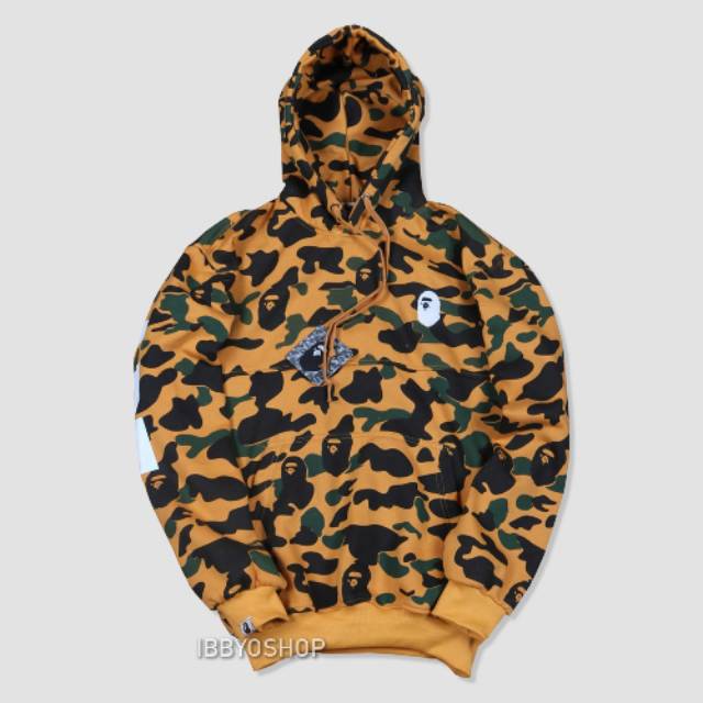 Jaket Sweater Hoodie Bape Camo Premium Quality