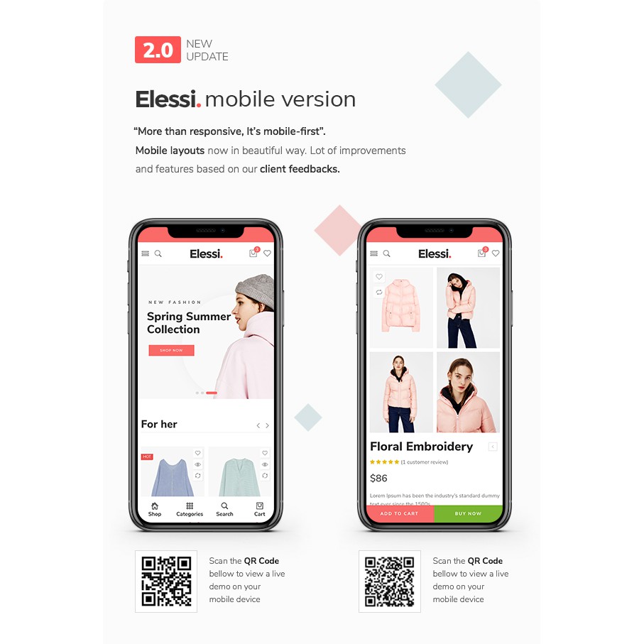 Template / Tema / Theme Toko Online Wordpress - Elessi v4.2.3 WooCommerce