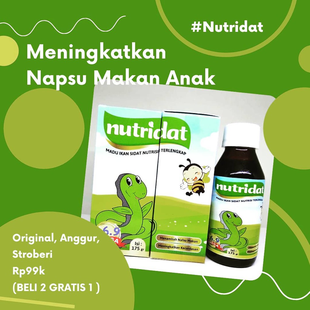Vitamin madu penambah nafsu makan anak penggemuk badan ampuh nutridat