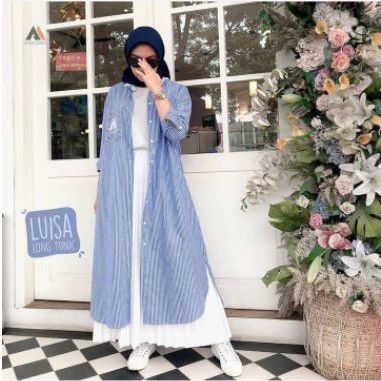 long tunik stripe