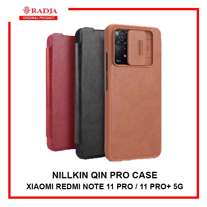 Jual Nillkin Qin Pro Leather Flip Case Kamera Protect Xiaomi Redmi Note