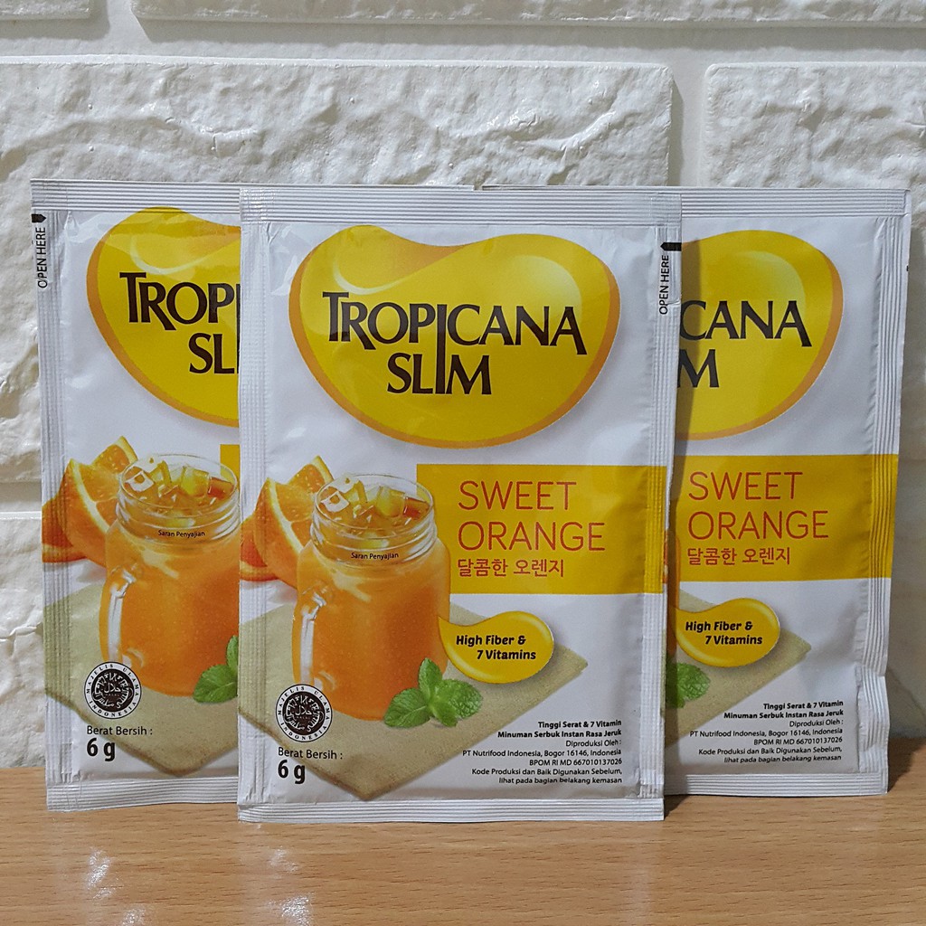 

Tropicana Slim Sweet Orange Sachet
