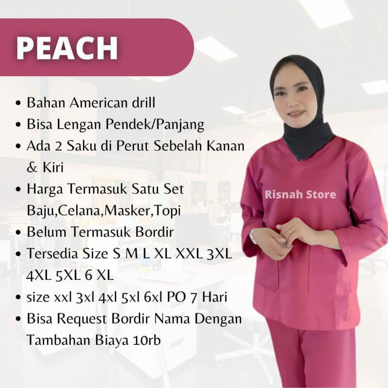 Baju Ok Lengan Panjang | Baju Oka Lengan Pendek | Perlengkapan Medis | Baju Oka Perawat | Oka Jaga