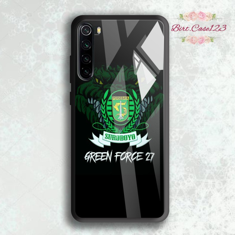 back case glass PERSEBAYA Oppo A3s A1k A5 A9 2020 A7 F9 A5s A31 A52 A53 A92 A37 A57 A59 A71 BC5029