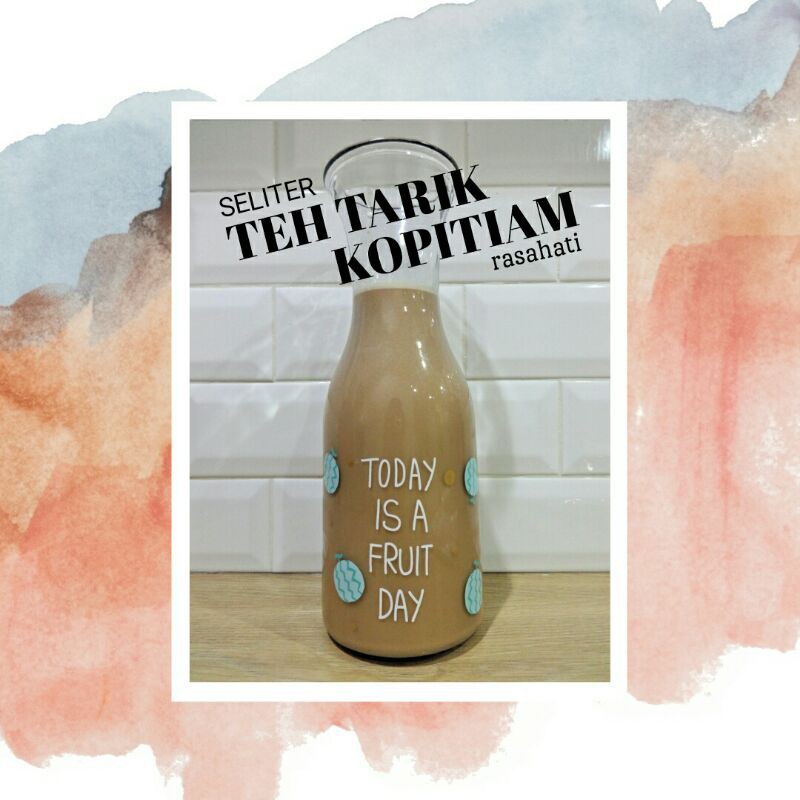 

PREMIUM Teh Tarik Kopitiam - Bubuk Minuman 200gram untuk Seliter Minuman - rasahati.id