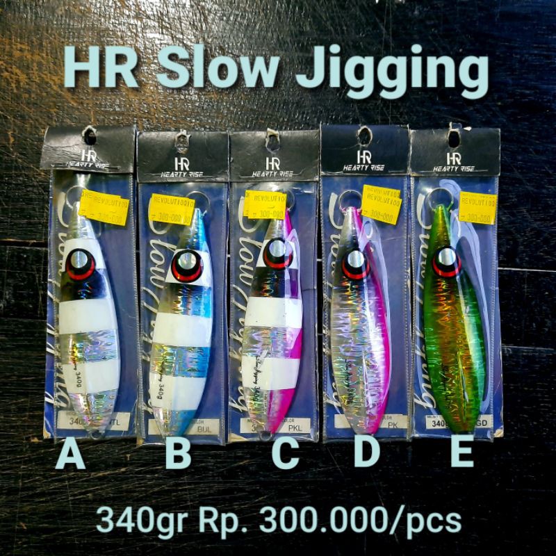 Metal Jig Hearty Rise Slow Jigging 340gr