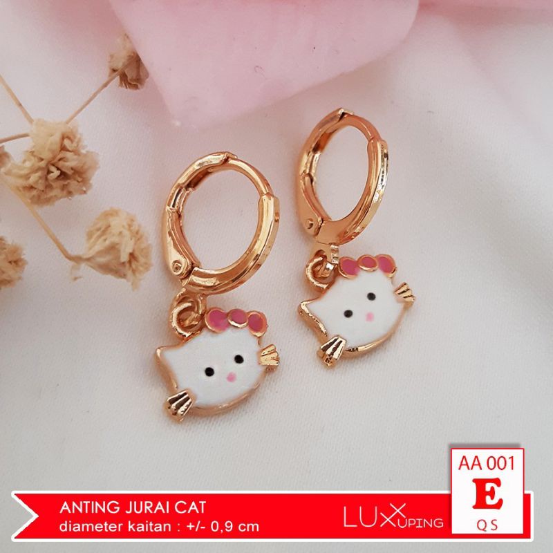 anting dewasa anak karakter hello Kitty anting anti karat tidak luntur