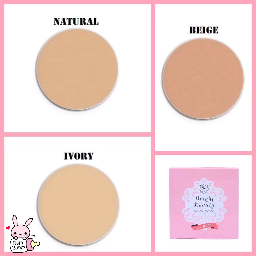 ❤ BELIA ❤ Viva Bright Beauty Compact Powder SPF15 | bedak padat viva