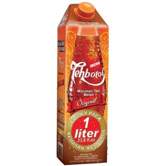 

[ COD ] Teh Botol Kotak Sosro 1 Liter 1 dus isi 12pcs TERMURAH Kode 696