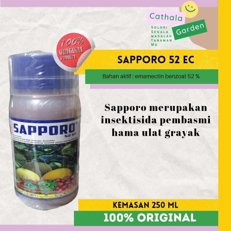 Insektisida SAPPORO 52 EC 250ML Untuk Ulat
