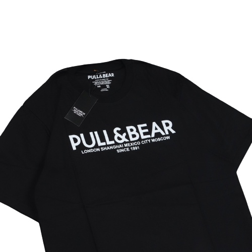 T-Shirt P AND BEAR – Black Edition Trendy Casual Unisex Good Brand Quality Stylish