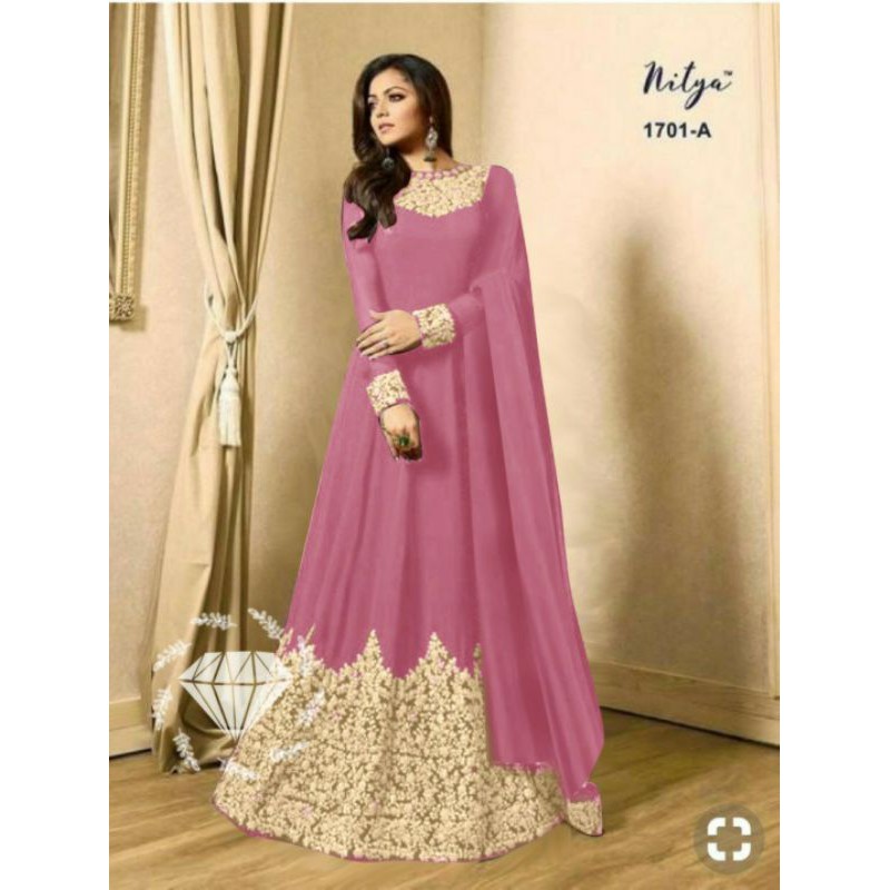 PCS MAXY DRASHTI DHAMI BORDIR KR FASHION PAKAIAN WANTA DRESS GAMIS MAXI BAHAN MOSCREPE ADA VIDEO REVIEW ASLI PRODUK