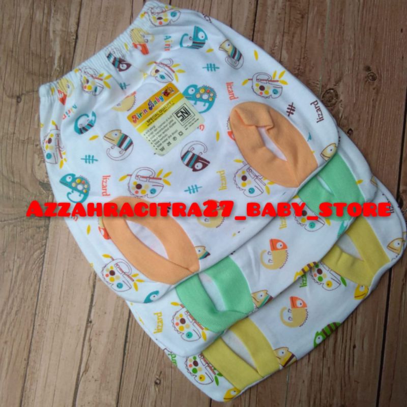 AIRIN 3PC CELANA BAYI MODEL KACAMATA PRINT BAHAN LEMBUT &amp;SNI