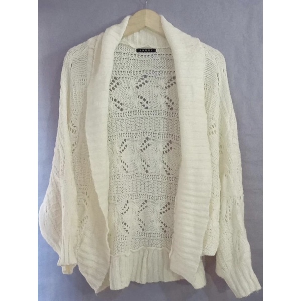 Ingni Cardigan Rajut Kepang Bolero Tebal