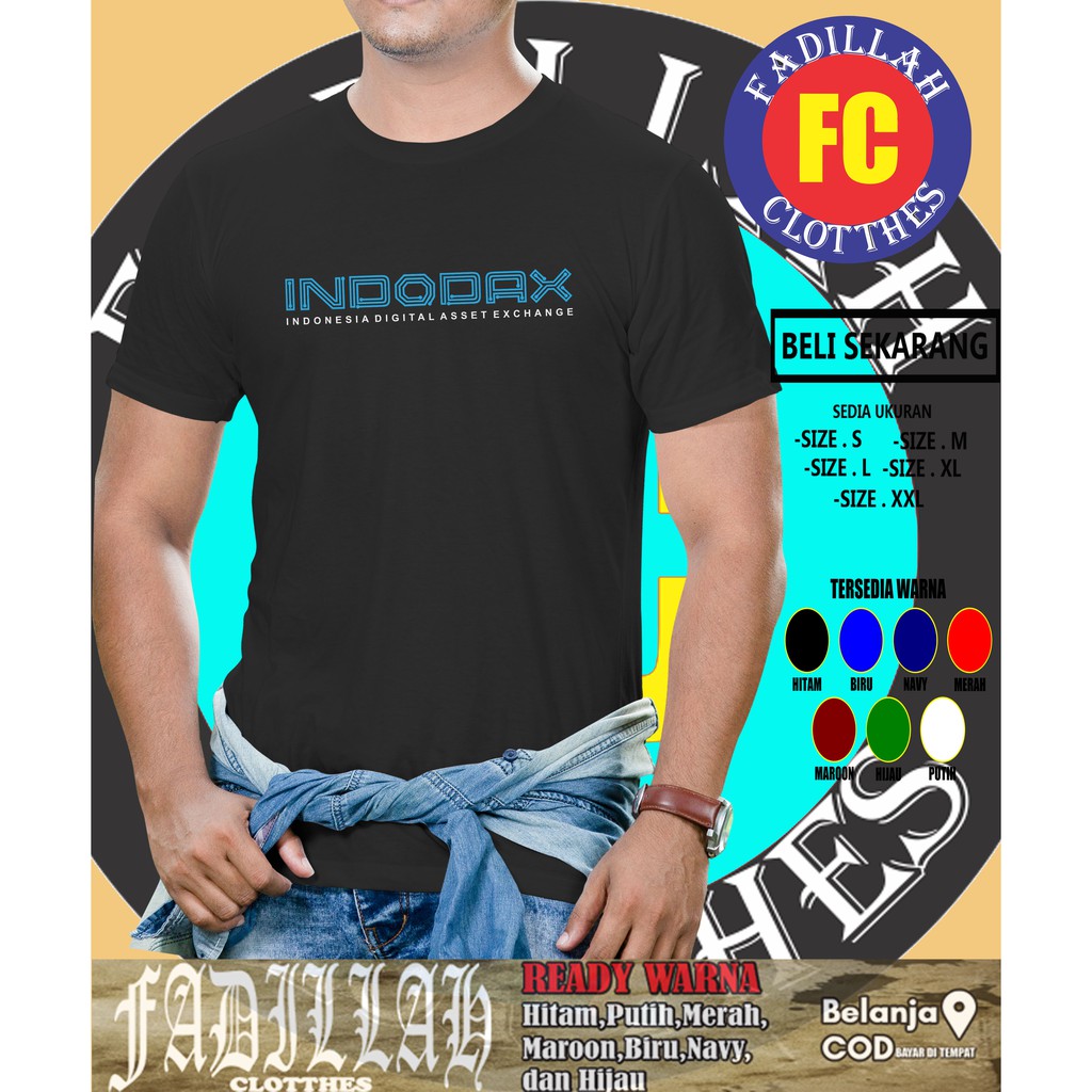 Kaos Baju Indodax Logo Baju Perusahaan