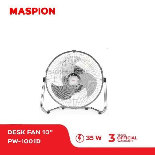 Power Fan Maspion 10&quot; 1001D / Kipas Besi Maspion 10&quot; / Desk Fan Maspion 10&quot;