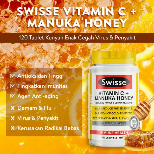 Swisse Vitamin C+Manuka Honey