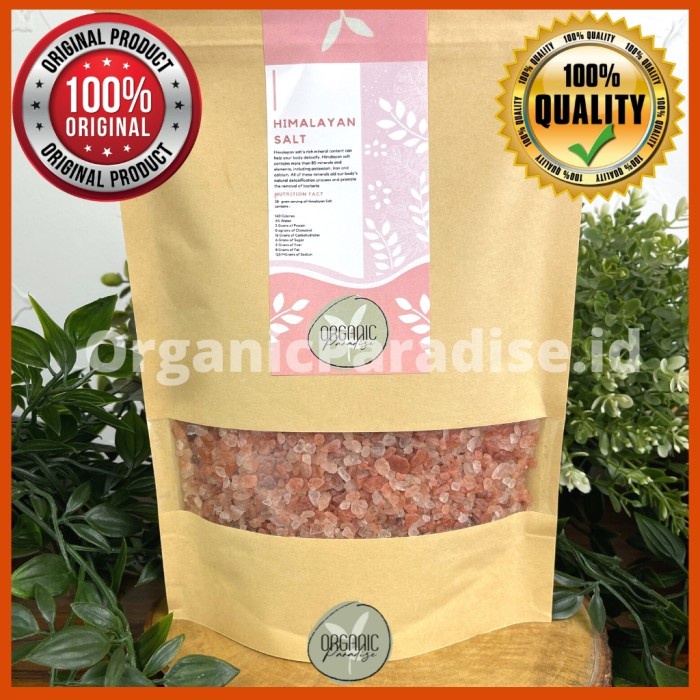 

RB Organic Paradise Rcok Himalayan Salt 1 Kg / Garam Himalaya Kasar 1 Kg