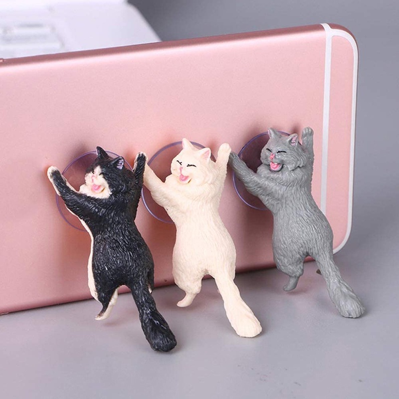 Stand Holder Bentuk Kucing Lucu Untuk Handphone