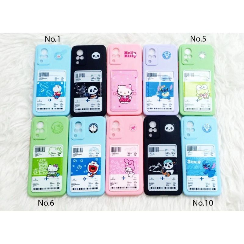 CASE DISNEY CARD SLOT/SLOT KARTU FOR HP OPPO REALME VIVO SAMSUNG XIAOMI REDMI