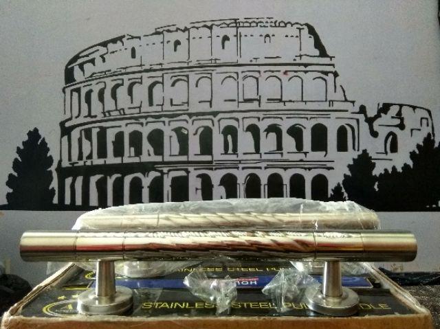 Set 4pcs Pull Handle Pintu Suling Ukir Stainless Ars 894+ Kunci Body Pelor Kunci Pintu Tarikan Pintu