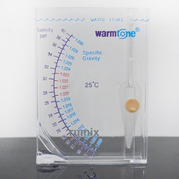 Hydrometer Warmtone Salinity - Hidrometer Alat Ukur Kadar Garam di Air