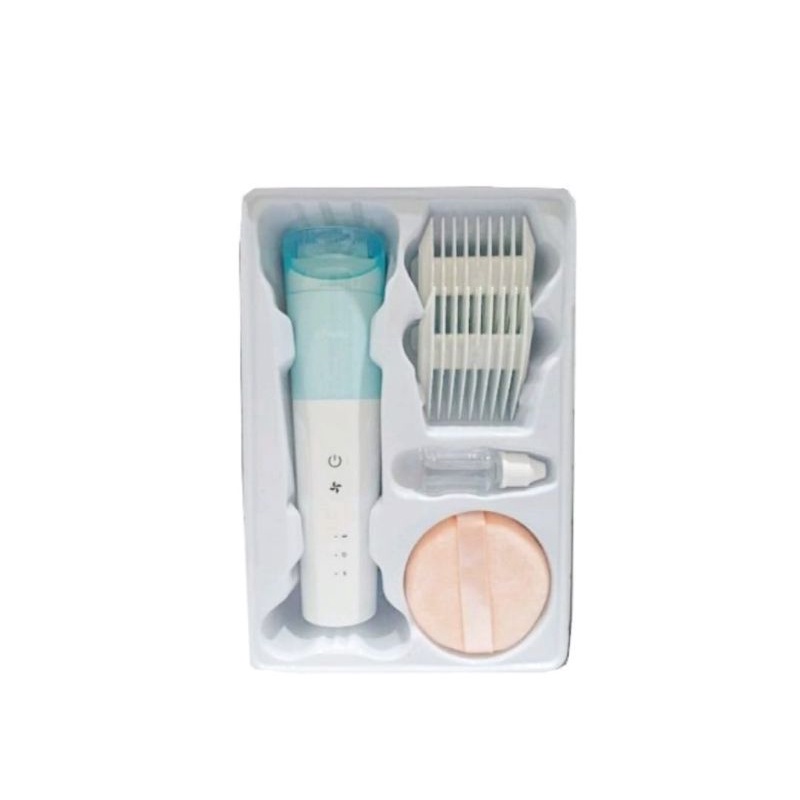 Enssu automatic inhaling baby hair clipper - alat cukur rambut bayi