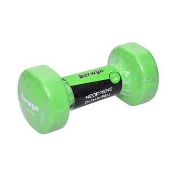 Dumbbell Dumble Barbel BERWYN Stamina Dumble Neoprene Dumbel 4kg Hijau