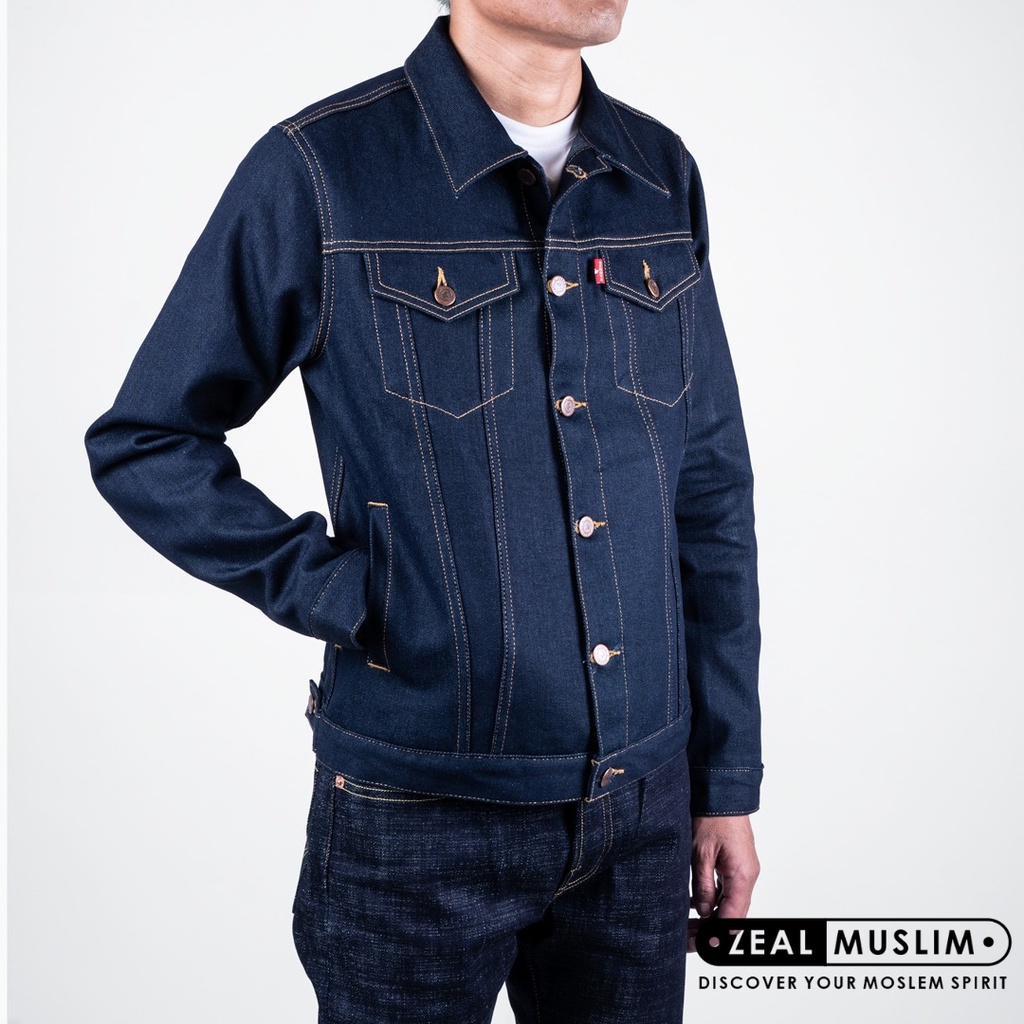 Jaket Denim Super Premium CABOT RAW Type III DENIM by EARTHYGENOVA
